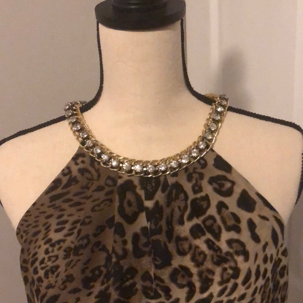 ❤️3X20 AGACI ANIMAL PRINT TOP